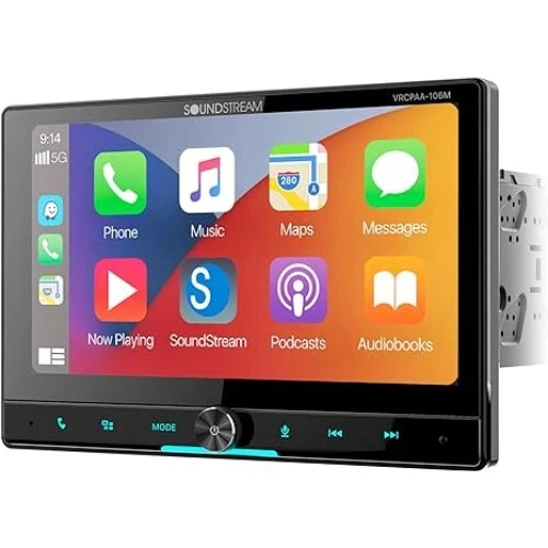 Soundstream VRCPAA-106M 10.6" Double Din Car Stereo Mechless Floating Multimedia - Image 3 of 4