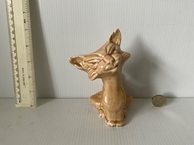 SELTENE VINTAGE SYLVAC MATT FAWN LACHENDE KATZE 2549
