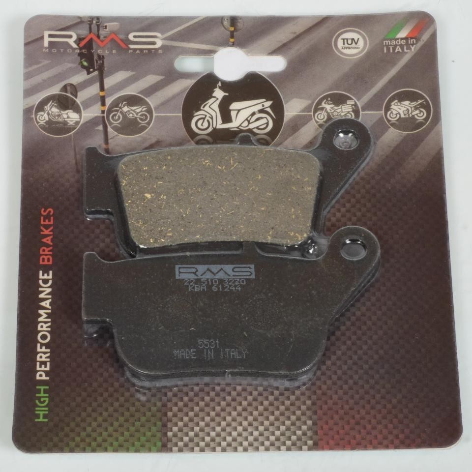 Plaquette de frein RMS premium pour étrier arrière de Yamaha X-Max 250 SG261
