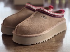 Women s Size 8 UGG Tazz Chestnut Platform Slippers 1122553 NIB