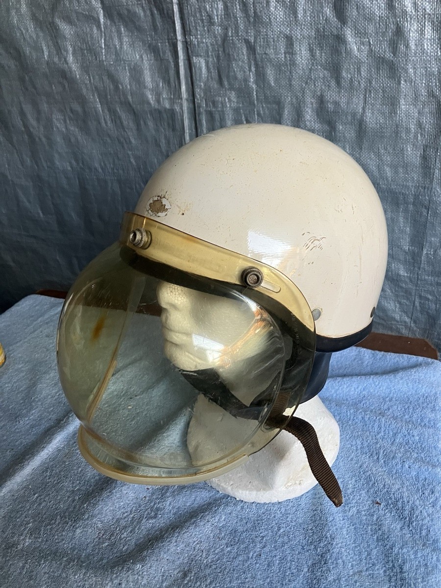 Vintage 1962 Bell Toptex Half Shorty Motorcycle Helmet 7 1/8 | eBay