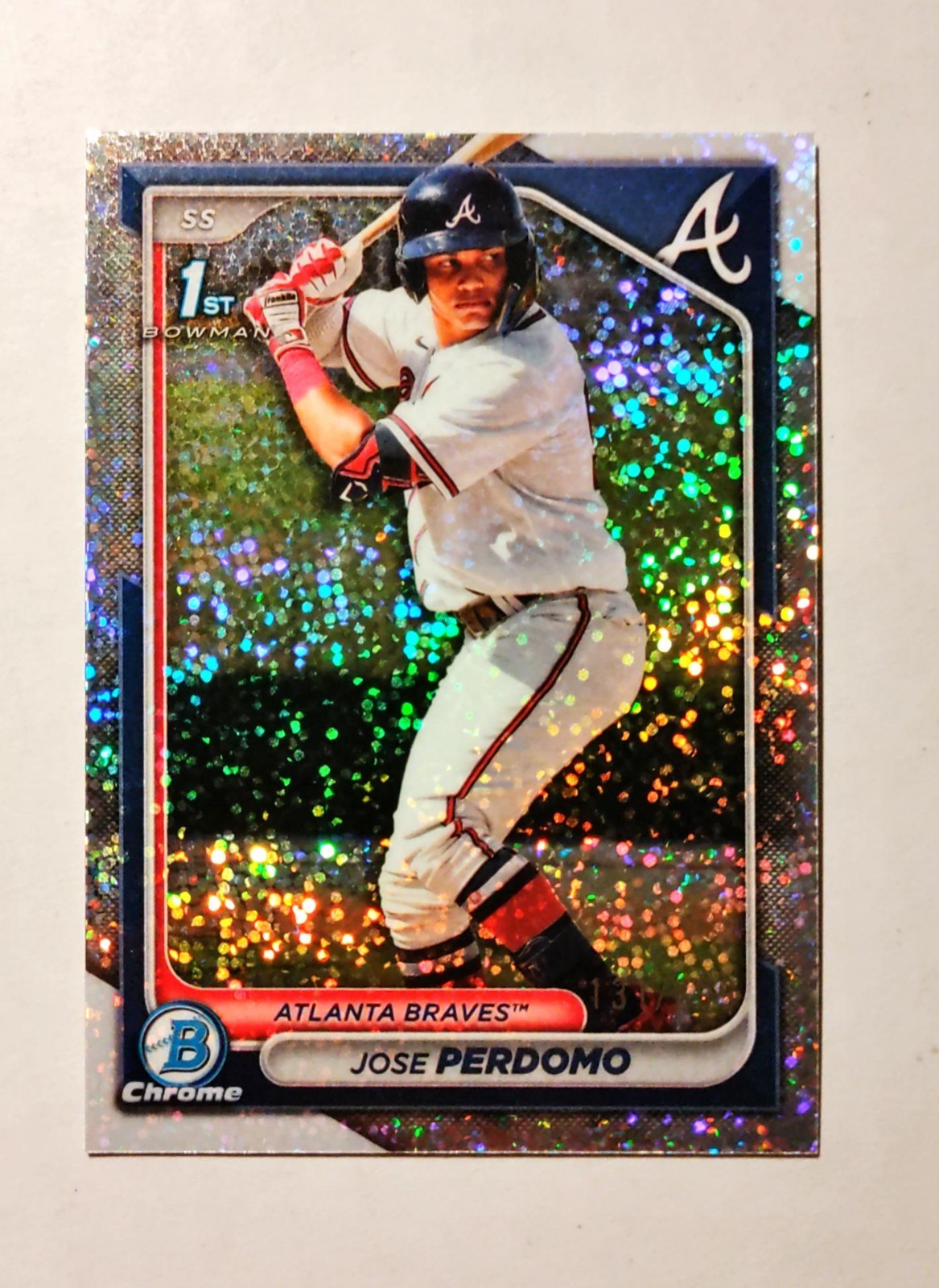 Jose Perdomo 2024 1st Bowman Chrome BCP-220 Prospect SPECKLE REFRACTOR131/299 F6