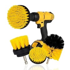 3 PCS Drill Brush Set Tile Grout Power Scrubber Cleaner Spin Wall Shower