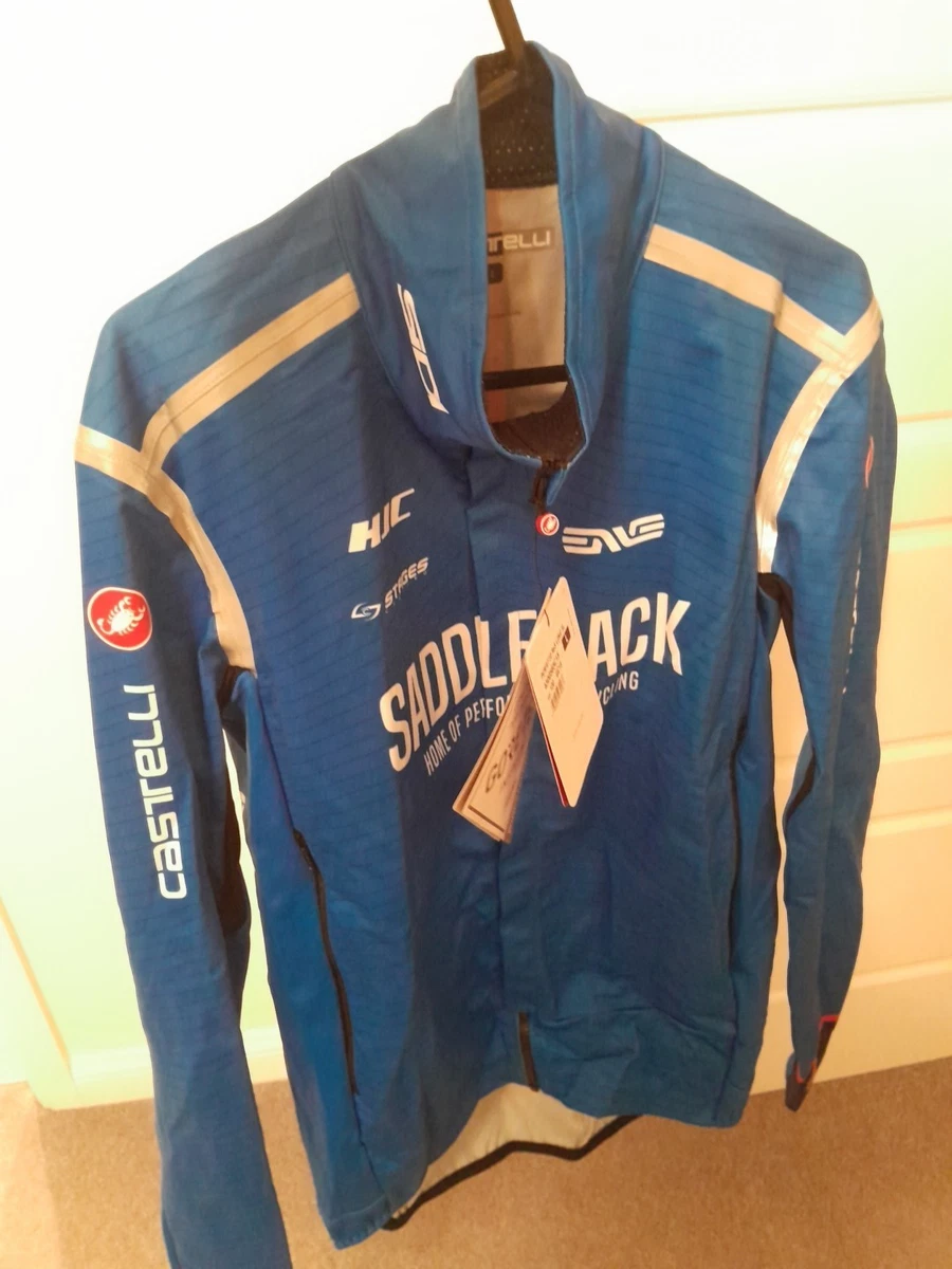 Veste Castelli Squadra Homme 2XL - Coupe-vent Légère Pour Cyclisme, Noir