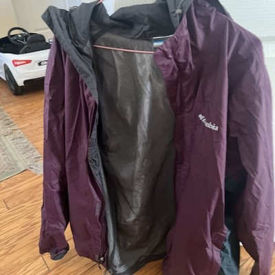 Men s Columbia Jacket. Multicolored Sz L Front Pockets. Zip