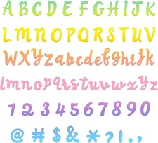 INFUNLY 71pcs Alphabet Die Cut for Card Making Cutting Dies 