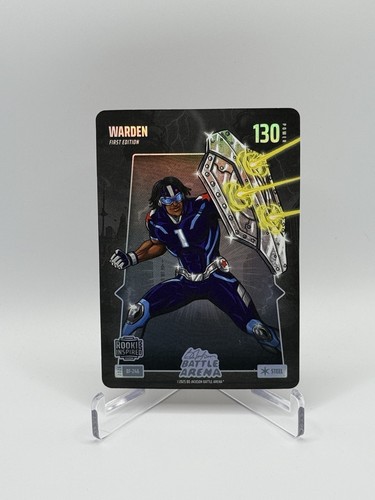 2026 Bo Jackson Battle Arena Warden Cam Ward RC #BF-246 Battlefoil Steel