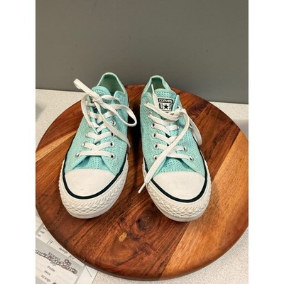 Converse All Star Low Top Sneakers breathable fabric/motel pool blue W Size 9