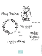 WRAPPED I N CHEER  November 2025 Stampin' UP! Paper Pumpkin Stamp Set retired