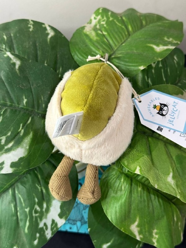 Jellycat Amuseables Horatio Pistachio Plush Bag Charm Keychain NWT