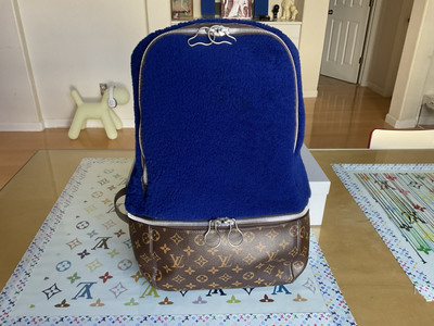 LOUIS VUITTON X MARC NEWSON MONOGRAM/FLEECE BACKPACK(LIMITED EDITION)