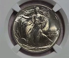 1943 P Walking Liberty Half Dollar, PCGS MS65+, Magnificent Gem, Original Luster