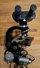 Ernst Leitz Wetzlar Binocular Transmitted Light Microscope 