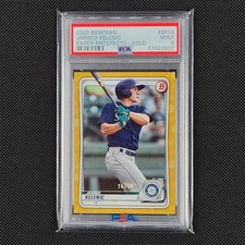 2020 Bowman Paper Prospects Gold /50 #BP94 Jared Kelenic PSA MINT 9