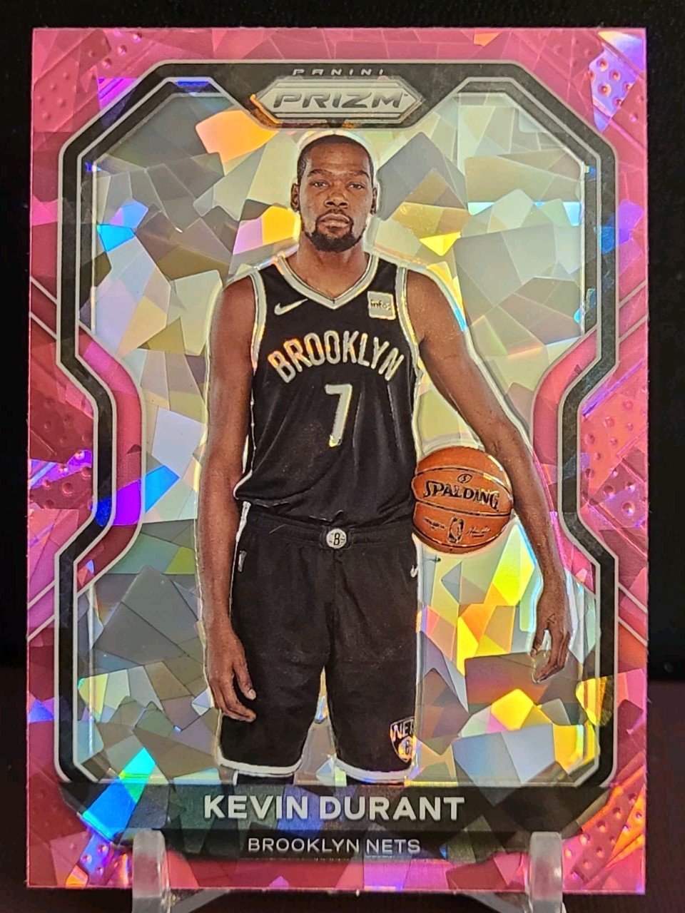 2020-21 Panini Prizm Kevin Durant Pink Ice Prizm #81