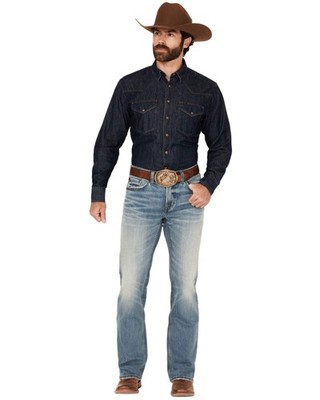Rank 45 Men's 45&Reg; Bodie Wash Trigger Slim Bootcut Performance Stretch -