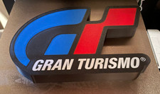 Gran turismo 9-inch Light Box LED Sign 3D Printed Wall Decor Man Cave Garage