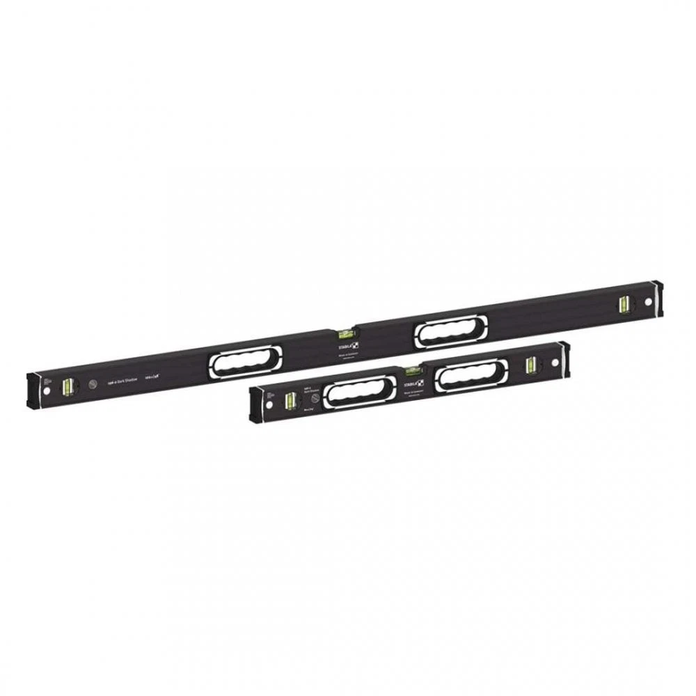 STABILA 196-2 61 cm y 122 cm Dark Shadow Spirit Level Set Edición Especial 2026
