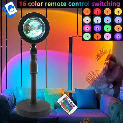 Tuya Smart Sunset Lamp LED Night Projector APP Remote Control
