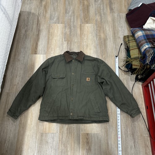 Vintage Carhartt Rework Jacket Mens L Detroit Upcycled