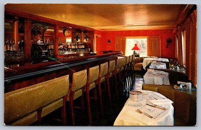 Postcard Dundee IL Peterson's Evergreens, Lodge & Supper Club