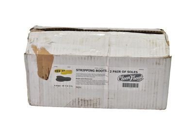 CleanFreak Stripping Boots Large 9.5-11 USA 2 Pair Chemical Resistant Soles