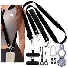 Phone Lanyard 2 Pack 1 Pcs Adjustable Neck Strap Cell Phone Key Badge Holder