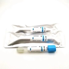 High Quality 10pcs No Additives Blood Collection Tubes Silver/Clear/Red Package