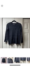 Michael Stars Navy Blue Knit Top