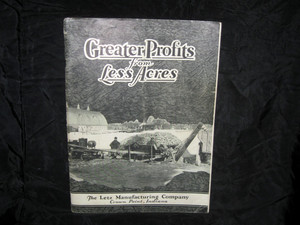 1920's John Deere Letz Mfg Co Feed Mills & Farm Machinery Catalog Brochure