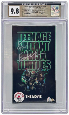 Teenage Mutant Ninja Turtles The Movie CGC Pedigree Grade 9.8 Signed By Eastman