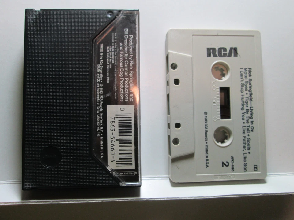 Cassette Tape 1983 - Rick Springfield - Living In Oz - Image 3 of 4