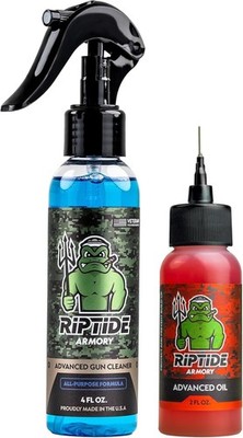 Armory Advanced Gun Cleaner & Gun Oil Kit - Cleans, Lubes, Protects Targeted ...