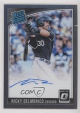 2018 Panini Donruss Optic Rated Rookie Signatures Nick Delmonico Nicky Auto w5b