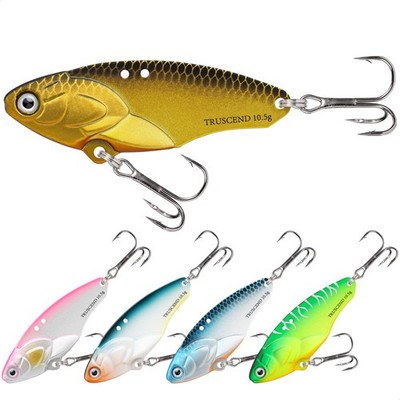 TRUSCEND Blade Bait for Bass Trout Walleye, Easy Catch 2in (5cm), E2-2''-3/8oz