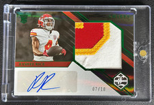 Rashee Rice 2023 Panini Limited /10 #171 RPA Rookie Jumbo Patch Auto RC