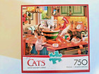 Lot Of 2 Mischief Cats 750 Pc Puzzles ( Kitten Kitchen Capers ) — photo 2