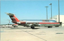 USAir Jet Airplane on the Tarmac Postcard