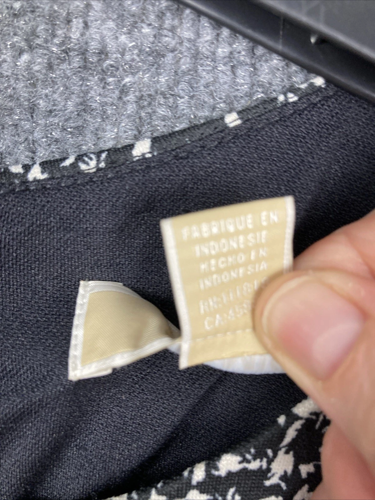 Abito tubino Michael Kors donna taglia large bianco e nero foderato con zip posteriore us intime ottimeioni