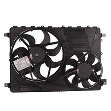 Car Dual Radiator Cooling Fan Assembly w/Moudle FA71811,30668629,31686808
