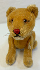 Vintage Steiff Mohair Jointed Four Way Young Lion Cub