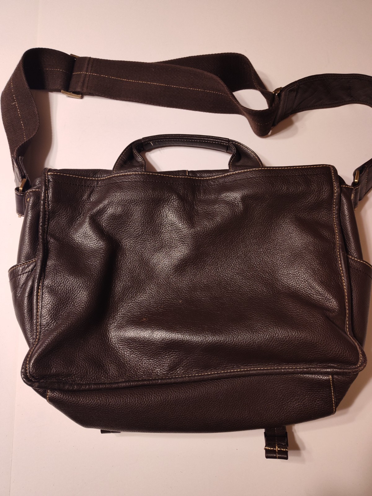 Ameri Leather Brown messenger bag - image 2