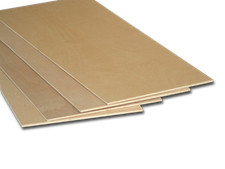 Birken Flugzeugsperrholz 495x245x1mm 3-lagig