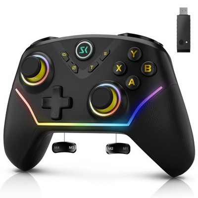Multi-Platform Wireless Gaming Controller with RGB, Hall Joysticks & Triggers