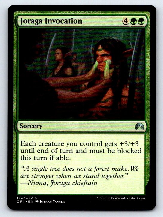 Joraga Invocation Uncommon Magic Origins Magic: The Gathering