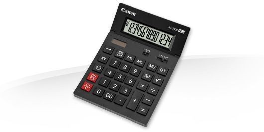 4585B001 Canon AS-2400 calcolatrice Desktop Calcolatrice con display Nero