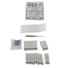 GRI 100-T-W MINATURE SURFACE MOUNT MAGNETIC CONTACT ALARM WHITE 10 PACK