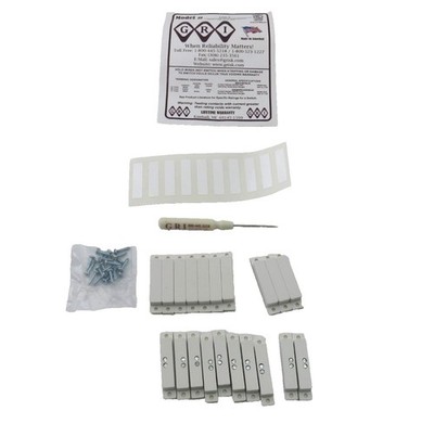 GRI 100-T-W MINATURE SURFACE  MOUNT MAGNETIC CONTACT ALARM WHITE 10 PACK