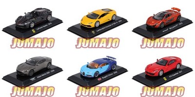 LOT SC1-> SC6 1/43 Supercars Aperta + superfast + Huracan + Chiron + P1 + DB11