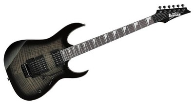 Ibanez E-Gitarre GRG320FA-TKS Double Locking Tremolo H-H Maple Neck Case